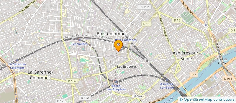 localisation de l'entreprise SPORTS ACTION DEVELOPPEMENT à BOIS-COLOMBES
