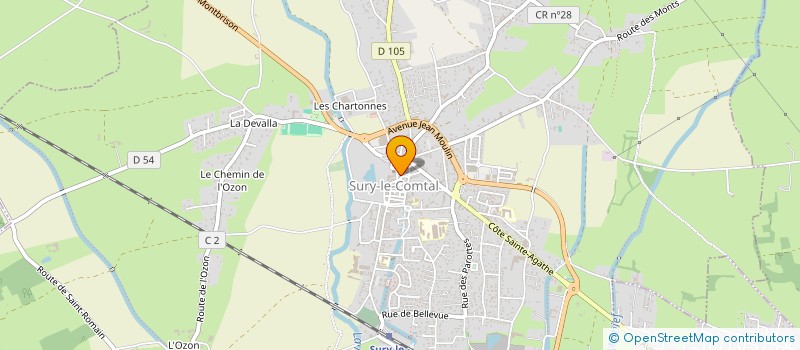 localisation de l'entreprise SPORTS AUTO SURYQUOIS  SURY-LE-COMTAL