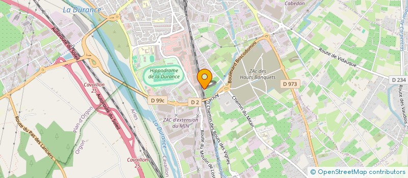 localisation de l'entreprise SPORTS AVENTURE  CAVAILLON