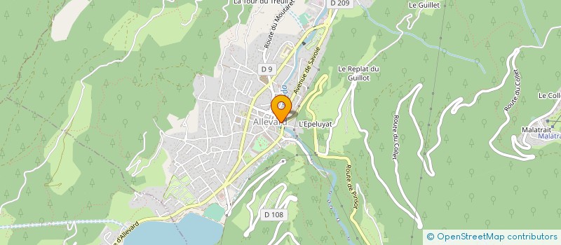 localisation de l'entreprise SPORTS AVENTURE.COM  ALLEVARD