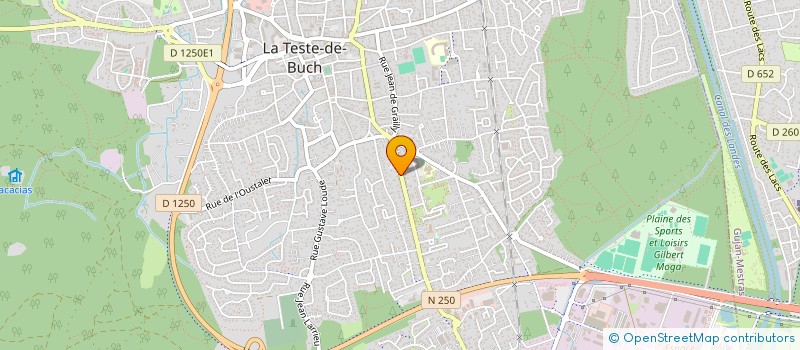 localisation de l'entreprise SPORTS BASSIN à LA TESTE-DE-BUCH