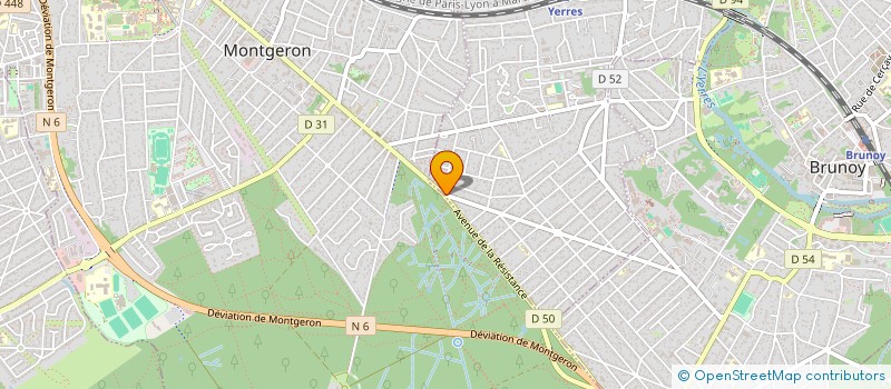 localisation de l'entreprise SPORTS BENFICA DE YERRES  YERRES