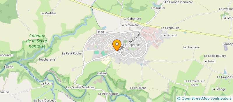 localisation de l'entreprise SPORTS BOCAGE LONGERONNAIS  SEVREMOINE