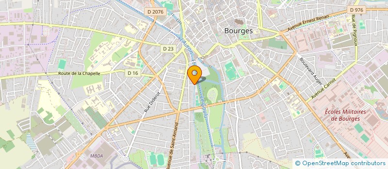 localisation de l'entreprise SPORTS BUSINESS SOLUTIONS à BOURGES