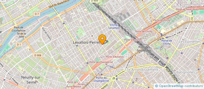 localisation de l'entreprise SPORTS.CAM à LEVALLOIS-PERRET