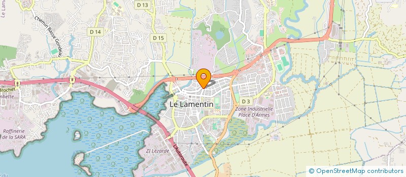 localisation de l'entreprise SPORTS CENTER  LE LAMENTIN