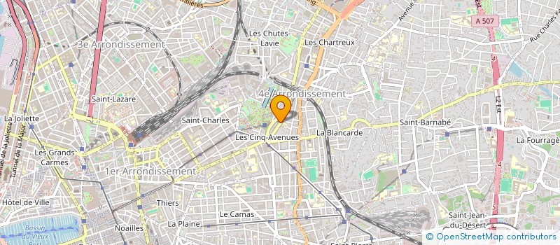 localisation de l'entreprise SPORTS CHARTREUX  MARSEILLE