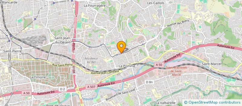 localisation de l'entreprise SPORTS CLUB LES MURIERS MARSEILLE à MARSEILLE