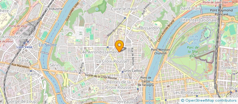 localisation de l'entreprise SPORTS CLUBS & COLLECTIVITES RHONE ALPES  LYON