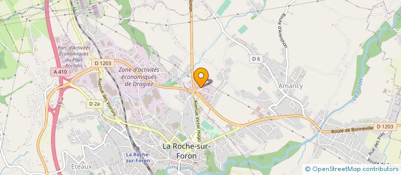 localisation de l'entreprise SPORTS CO 74 à AMANCY