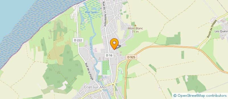 localisation de l'entreprise SPORTS CO CRIEL  CRIEL-SUR-MER