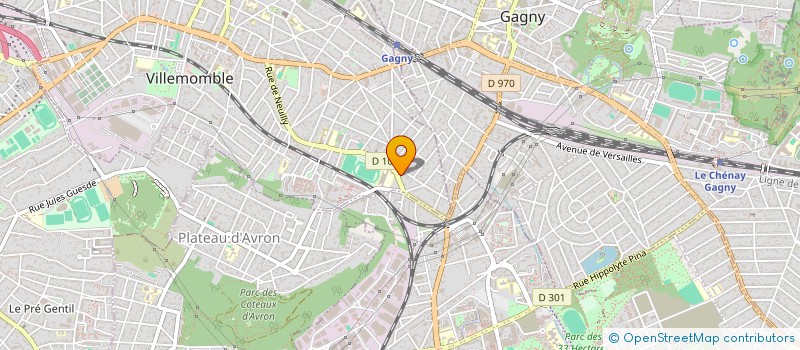 localisation de l'entreprise SPORTS-COM  VILLEMOMBLE