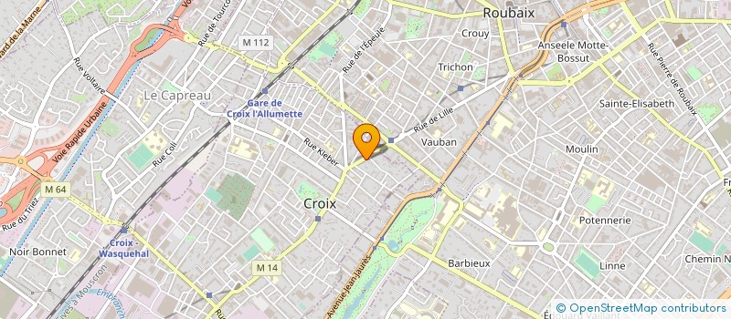 localisation de l'entreprise SPORTS-CONTACT à CROIX