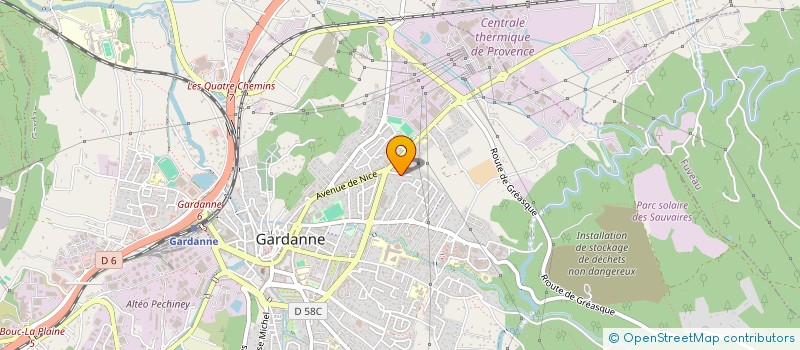 localisation de l'entreprise SPORTS DANSE ET LOISIRS à GARDANNE
