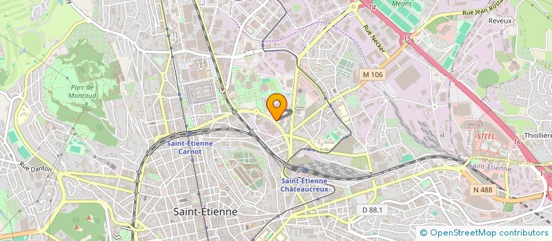 localisation de l'entreprise SPORTS DE GLACE STEPHANOIS  SAINT-ETIENNE