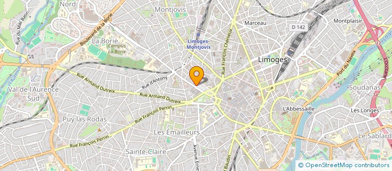 localisation de l'entreprise SPORTS DESIGN SPECIALIST à LIMOGES
