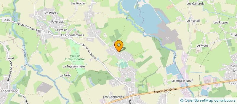 localisation de l'entreprise SPORTS DETENTE LOISIRS à BUELLAS