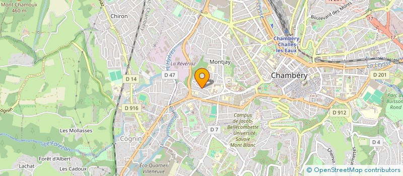 localisation de l'entreprise SPORTS DEVELOPPEMENT JEUNES  CHAMBERY