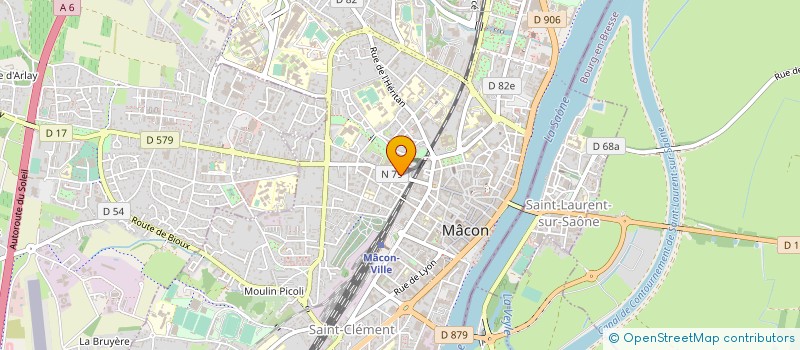 localisation de l'entreprise SPORTS ET DEFIS 71  MACON