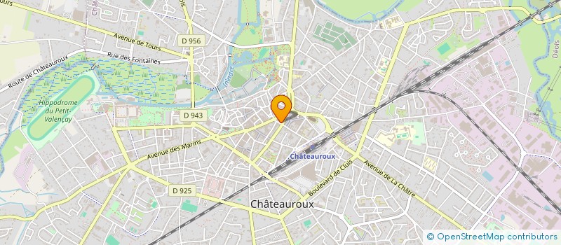 localisation de l'entreprise SPORTS ET LOISIRS à CHATEAUROUX