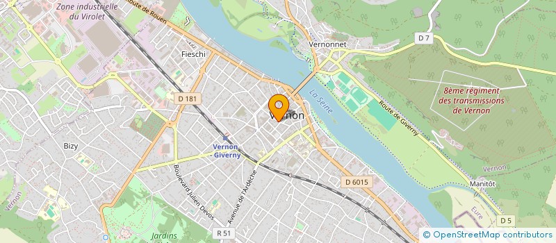 localisation de l'entreprise SPORTS ET LOISIRS à VERNON