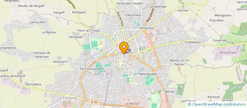 localisation de l'entreprise SPORTS ET LOISIRS à LESNEVEN