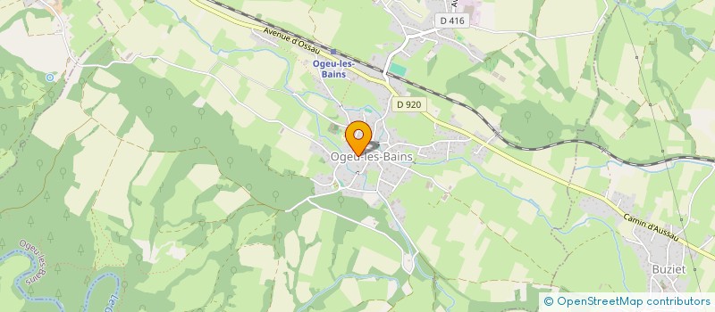 localisation de l'entreprise SPORTS ET LOISIRS à OGEU-LES-BAINS