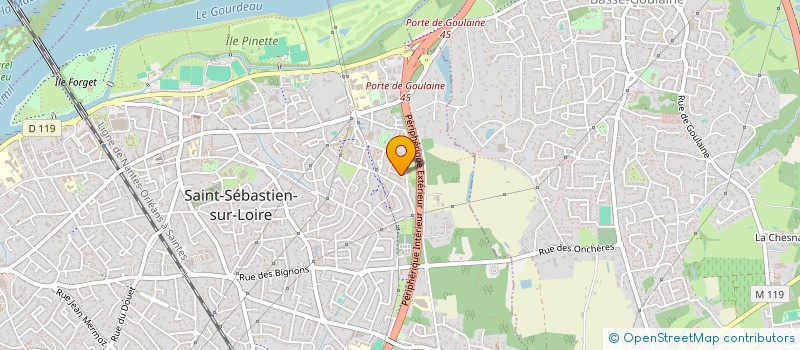 localisation de l'entreprise SPORTS ET LOISIRS 44  SAINT-SEBASTIEN-SUR-LOIRE