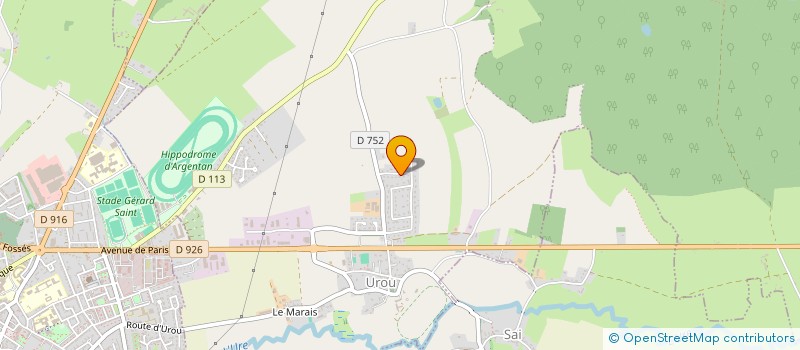 localisation de l'entreprise SPORTS ET LOISIRS à GOUFFERN EN AUGE