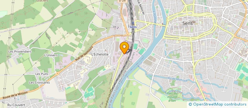 localisation de l'entreprise SPORTS ET LOISIRS C.G.F  PARON