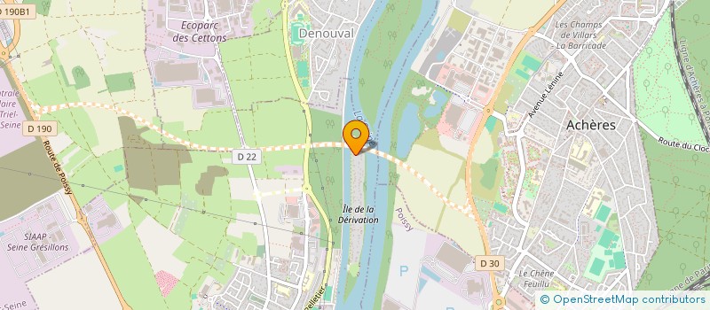 localisation de l'entreprise SPORTS ET LOISIRS CARRIEROIS  CARRIERES-SOUS-POISSY