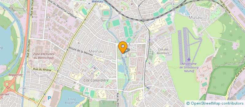 localisation de l'entreprise SPORTS ET LOISIRS CONSTANTIA à STRASBOURG