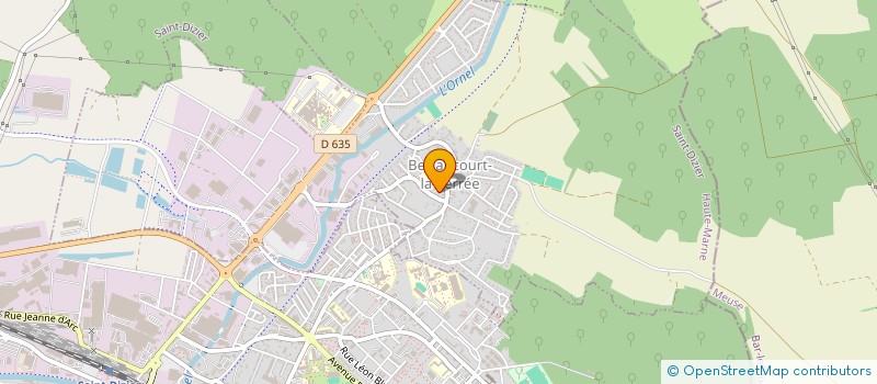 localisation de l'entreprise SPORTS ET LOISIRS DE L'ORNEL BICROSS à BETTANCOURT-LA-FERREE