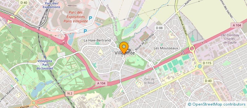 localisation de l'entreprise SPORTS ET LOISIRS DE VILLEPINTE  VILLEPINTE