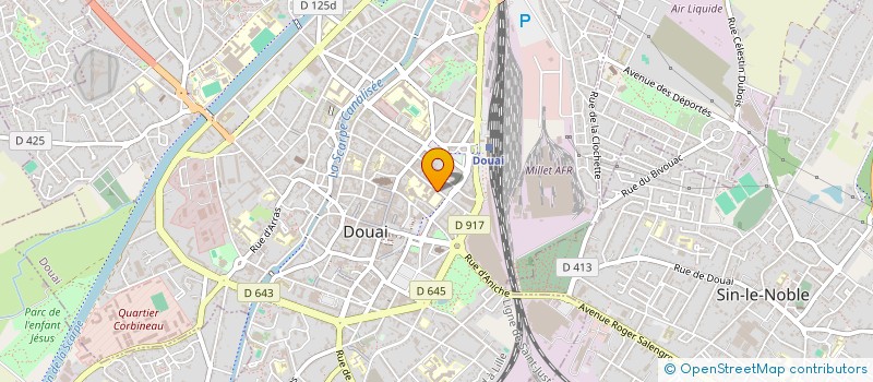 localisation de l'entreprise SPORTS ET LOISIRS DOUAISIENS  DOUAI