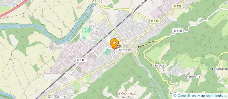 localisation de l'entreprise SPORTS ET LOISIRS DU DOMEYNON à DOMENE