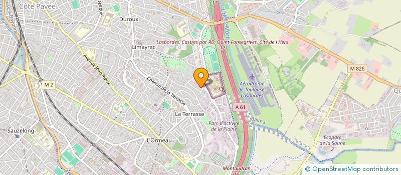 localisation de l'entreprise SPORTS ET LOISIRS DU SERGENT VIGNE à TOULOUSE