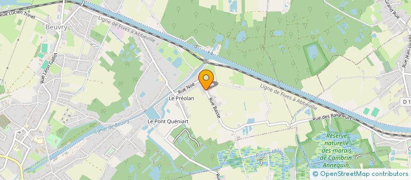 localisation de l'entreprise SPORTS ET LOISIRS EN ARTOIS  BEUVRY