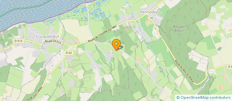 localisation de l'entreprise SPORTS ET LOISIRS EN NORMANDIE  PENNEDEPIE