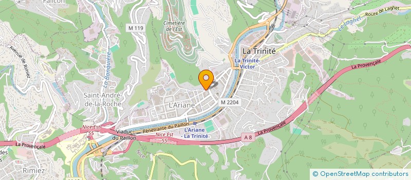 localisation de l'entreprise SPORTS ET LOISIRS LES LUCIOLES LI LUERNA à NICE
