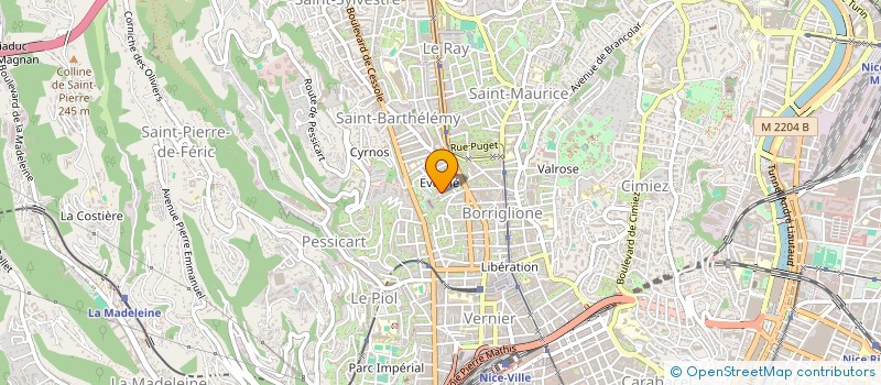 localisation de l'entreprise SPORTS ET LOISIRS NICOIS à NICE
