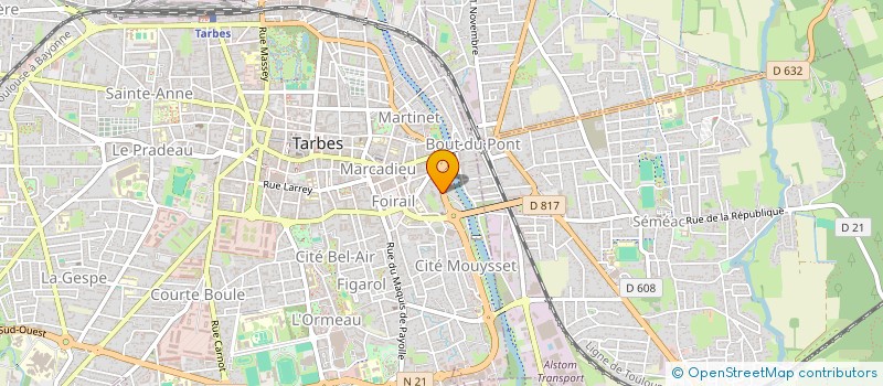 localisation de l'entreprise SPORTS ET LOISIRS POUR TOUS à TARBES