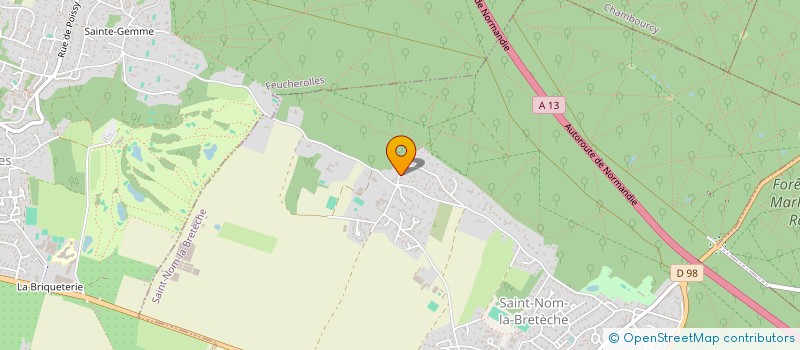 localisation de l'entreprise SPORTS ET LOISIRS - SAINT NOM  SAINT-NOM-LA-BRETECHE