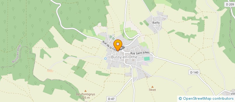 localisation de l'entreprise SPORTS ET LOISIRS SKI NAUTIQUE  BUSSY-EN-OTHE