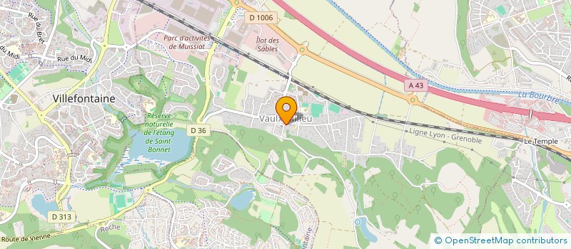 localisation de l'entreprise SPORTS ET LOISIRS VITAMINES  VAULX-MILIEU