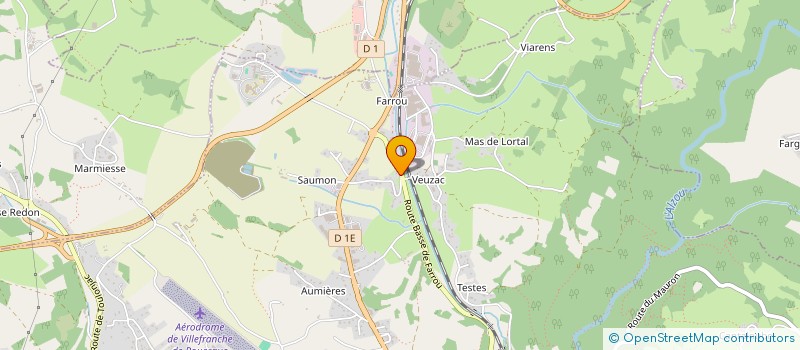 localisation de l'entreprise SPORTS ET NATURE  VILLEFRANCHE-DE-ROUERGUE