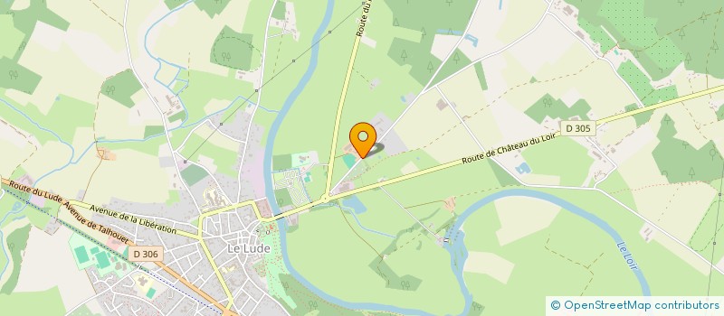 localisation de l'entreprise SPORTS ET NATURE DE LUNA-PARK  LE LUDE