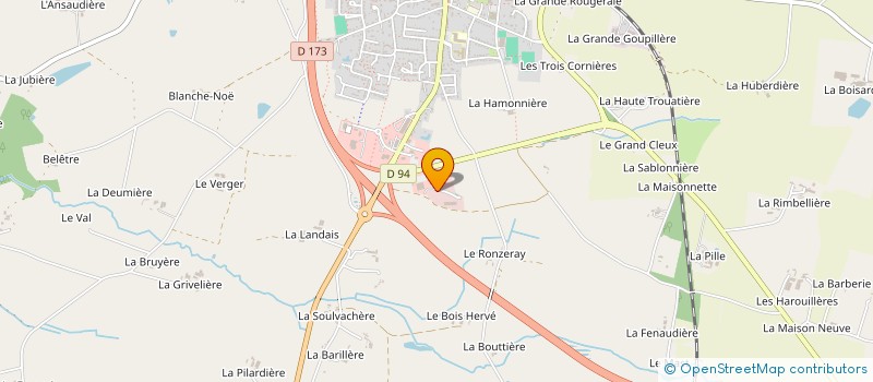 localisation de l'entreprise SPORTS ET PADEL MARTIGNOLAIS  MARTIGNE-FERCHAUD