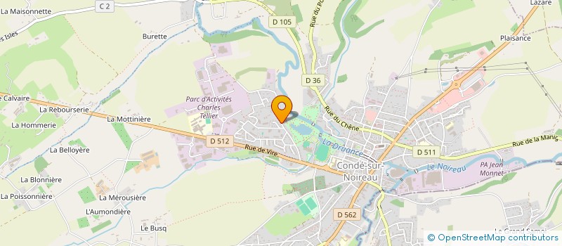 localisation de l'entreprise SPORTS ETUDES NORMANDIE  CONDE-EN-NORMANDIE