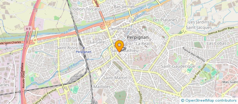 localisation de l'entreprise SPORTS EVASIONROUSSILLON  PERPIGNAN